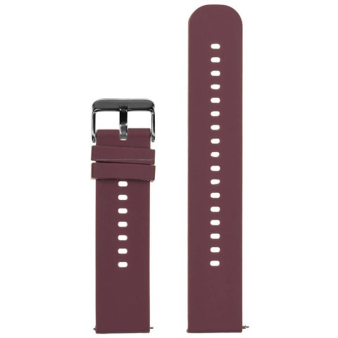 Pasek gumowy do zegarka U27 - fioletowy/czarny - 22mm Pasek gumowy do zegarka U27 - fioletowy/czarny - 22mm