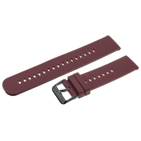 Pasek gumowy do zegarka U27 - fioletowy/czarny - 22mm Pasek gumowy do zegarka U27 - fioletowy/czarny - 22mm