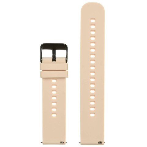Pasek gumowy do zegarka U27 - kremowy/czarny - 22mm Pasek gumowy do zegarka U27 - kremowy/czarny - 22mm