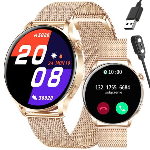 SMARTWATCH DAMSKI Rubicon RNCE81 - WYKONYWANIE POŁĄCZEŃ, PULSOKSYMETR (sr045b) SMARTWATCH DAMSKI Rubicon RNCE81 - WYKONYWANIE POŁĄCZEŃ, PULSOKSYMETR (sr045b)