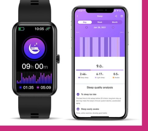 SMARTWATCH DAMSKI Rubicon RNCE83 - CIŚNIENIOMIERZ (sr032e) SMARTWATCH DAMSKI Rubicon RNCE83 - CIŚNIENIOMIERZ (sr032e)