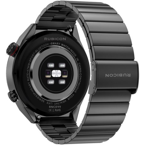 SMARTWATCH MĘSKI Rubicon RNCE99 - POŁĄCZENIA, ŁADOWANIE BEZPRZEWODOWE SMARTWATCH MĘSKI Rubicon RNCE99 - POŁĄCZENIA, ŁADOWANIE BEZPRZEWODOWE