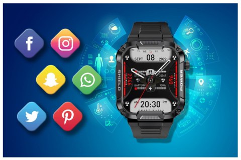 SMARTWATCH MĘSKI Rubicon RNCF07 - WYKONYWANIE POŁĄCZEŃ - BLUETOOTH CALL (sr052a) SMARTWATCH MĘSKI Rubicon RNCF07 - WYKONYWANIE POŁĄCZEŃ - BLUETOOTH CALL (sr052a)