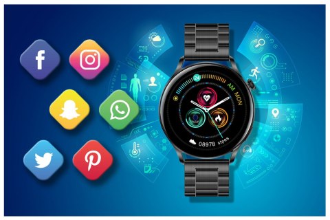 SMARTWATCH Rubicon RNCE81 - WYKONYWANIE POŁĄCZEŃ, PULSOKSYMETR (sr045c) SMARTWATCH Rubicon RNCE81 - WYKONYWANIE POŁĄCZEŃ, PULSOKSYMETR (sr045c)