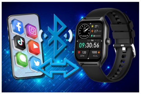 SMARTWATCH UNISEX Rubicon RNCF03 - ROZMOWY BLUETOOTH, ALWAYS ON DISPLAY (sr049e) SMARTWATCH UNISEX Rubicon RNCF03 - ROZMOWY BLUETOOTH, ALWAYS ON DISPLAY (sr049e)