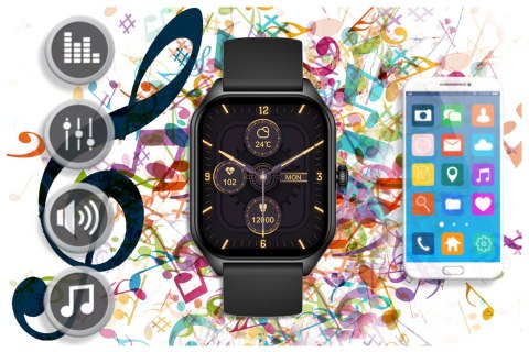 SMARTWATCH UNISEX Rubicon RNCF03 - ROZMOWY BLUETOOTH, ALWAYS ON DISPLAY (sr049e) SMARTWATCH UNISEX Rubicon RNCF03 - ROZMOWY BLUETOOTH, ALWAYS ON DISPLAY (sr049e)