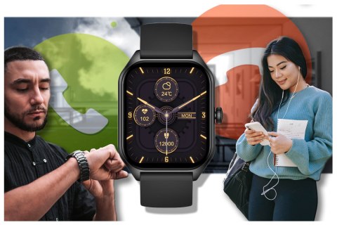 SMARTWATCH UNISEX Rubicon RNCF03 - ROZMOWY BLUETOOTH, ALWAYS ON DISPLAY (sr049e) SMARTWATCH UNISEX Rubicon RNCF03 - ROZMOWY BLUETOOTH, ALWAYS ON DISPLAY (sr049e)