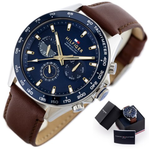ZEGAREK MĘSKI TOMMY HILFIGER OWEN 1791965 + box ZEGAREK MĘSKI TOMMY HILFIGER OWEN 1791965 + box
