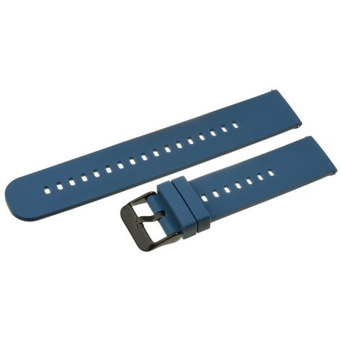Pasek gumowy do zegarka U27 - granatowy/czarny - 20mm Pasek gumowy do zegarka U27 - granatowy/czarny - 20mm
