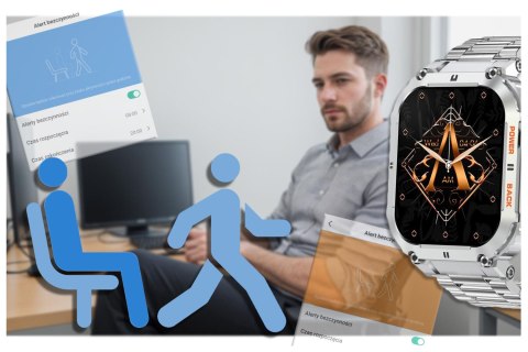 SMARTWATCH MĘSKI GRAVITY GT6-7 - WYKONYWANIE POŁĄCZEŃ, MONITOR SNU (sg020g) SMARTWATCH MĘSKI GRAVITY GT6-7 - WYKONYWANIE POŁĄCZEŃ, MONITOR SNU (sg020g)