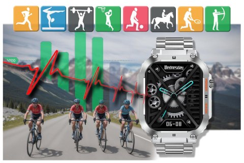 SMARTWATCH MĘSKI GRAVITY GT6-7 - WYKONYWANIE POŁĄCZEŃ, MONITOR SNU (sg020g) SMARTWATCH MĘSKI GRAVITY GT6-7 - WYKONYWANIE POŁĄCZEŃ, MONITOR SNU (sg020g)