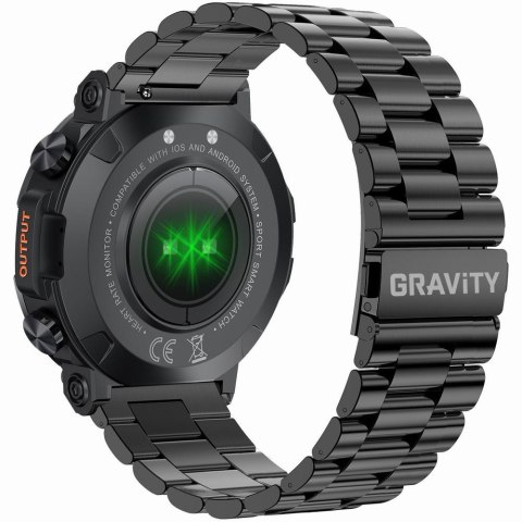 SMARTWATCH MĘSKI GRAVITY GT7-2 PRO - WYKONYWANIE POŁĄCZEŃ, PULSOKSYMETR (sg018b) SMARTWATCH MĘSKI GRAVITY GT7-2 PRO - WYKONYWANIE POŁĄCZEŃ, PULSOKSYMETR (sg018b)