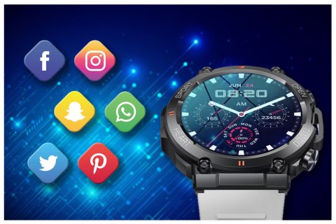SMARTWATCH MĘSKI GRAVITY GT7-6 PRO - WYKONYWANIE POŁĄCZEŃ, PULSOKSYMETR (sg018f) SMARTWATCH MĘSKI GRAVITY GT7-6 PRO - WYKONYWANIE POŁĄCZEŃ, PULSOKSYMETR (sg018f)