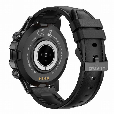 SMARTWATCH MĘSKI GRAVITY GT9-5 - WYKONYWANIE POŁĄCZEŃ, CIŚNIENIOMIERZ (sg021e) SMARTWATCH MĘSKI GRAVITY GT9-5 - WYKONYWANIE POŁĄCZEŃ, CIŚNIENIOMIERZ (sg021e)