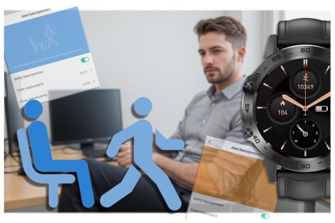 SMARTWATCH MĘSKI GRAVITY GT9-5 - WYKONYWANIE POŁĄCZEŃ, CIŚNIENIOMIERZ (sg021e) SMARTWATCH MĘSKI GRAVITY GT9-5 - WYKONYWANIE POŁĄCZEŃ, CIŚNIENIOMIERZ (sg021e)