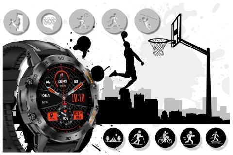 SMARTWATCH MĘSKI GRAVITY GT9-5 - WYKONYWANIE POŁĄCZEŃ, CIŚNIENIOMIERZ (sg021e) SMARTWATCH MĘSKI GRAVITY GT9-5 - WYKONYWANIE POŁĄCZEŃ, CIŚNIENIOMIERZ (sg021e)