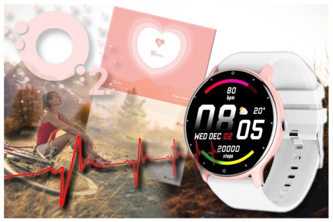 SMARTWATCH UNISEX GRAVITY GT1-7 - PULSOMETR, WŁASNE TARCZE (sg015g) SMARTWATCH UNISEX GRAVITY GT1-7 - PULSOMETR, WŁASNE TARCZE (sg015g)