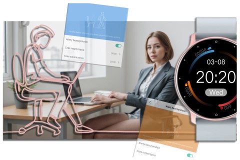 SMARTWATCH UNISEX GRAVITY GT1-8 - PULSOMETR, WŁASNE TARCZE (sg015h) SMARTWATCH UNISEX GRAVITY GT1-8 - PULSOMETR, WŁASNE TARCZE (sg015h)