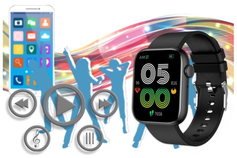 SMARTWATCH UNISEX GRAVITY GT3-3 - ROZMOWY BLUETOOTH, WŁASNE TARCZE (sg022c) SMARTWATCH UNISEX GRAVITY GT3-3 - ROZMOWY BLUETOOTH, WŁASNE TARCZE (sg022c)