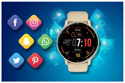 SMARTWATCH UNISEX Rubicon RNCF16 - BLUETOOTH CALL, TRENING GOOGLE FIT (sr058a) SMARTWATCH UNISEX Rubicon RNCF16 - BLUETOOTH CALL, TRENING GOOGLE FIT (sr058a)