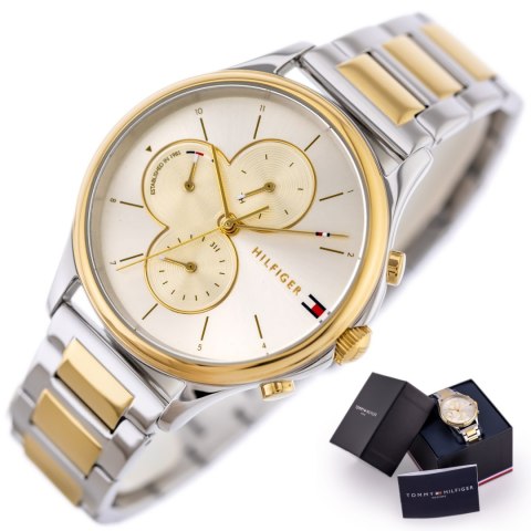 ZEGAREK DAMSKI TOMMY HILFIGER SKYLAR BICOLOR 1782264 + BOX ZEGAREK DAMSKI TOMMY HILFIGER SKYLAR BICOLOR 1782264 + BOX