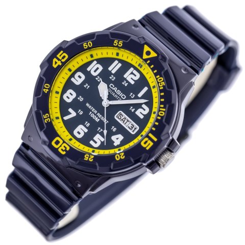 ZEGAREK MĘSKI CASIO MRW-200HC-2BVDF 10 Bar (zd174a) + BOX ZEGAREK MĘSKI CASIO MRW-200HC-2BVDF 10 Bar (zd174a) + BOX
