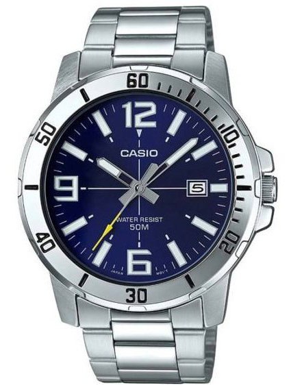 ZEGAREK MĘSKI CASIO MTP-VD01D-2B (zd175a) + BOX ZEGAREK MĘSKI CASIO MTP-VD01D-2B (zd175a) + BOX
