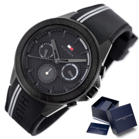 ZEGAREK MĘSKI TOMMY HILFIGER 1791861 Aiden (zf095a) + BOX ZEGAREK MĘSKI TOMMY HILFIGER 1791861 Aiden (zf095a) + BOX