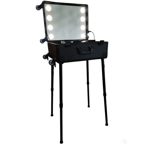 Kuferek stanowisko do makijażu LED Kuferek stanowisko do makijażu LED
