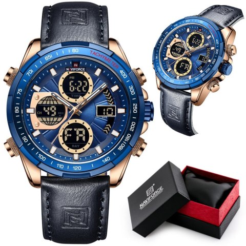 ZEGAREK MĘSKI NAVIFORCE NF9197L RG/BE/BE + BOX ZEGAREK MĘSKI NAVIFORCE NF9197L RG/BE/BE + BOX