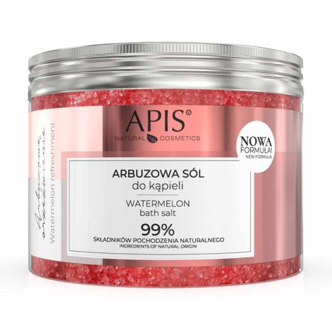 Sól do kąpieli nawilżająca z arbuzem 650g 9089 Sól do kąpieli nawilżająca z arbuzem 650g 9089