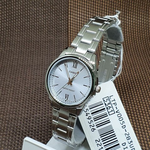 ZEGAREK DAMSKI CASIO LTP-V005D-2B3 (zd586c) + BOX ZEGAREK DAMSKI CASIO LTP-V005D-2B3 (zd586c) + BOX