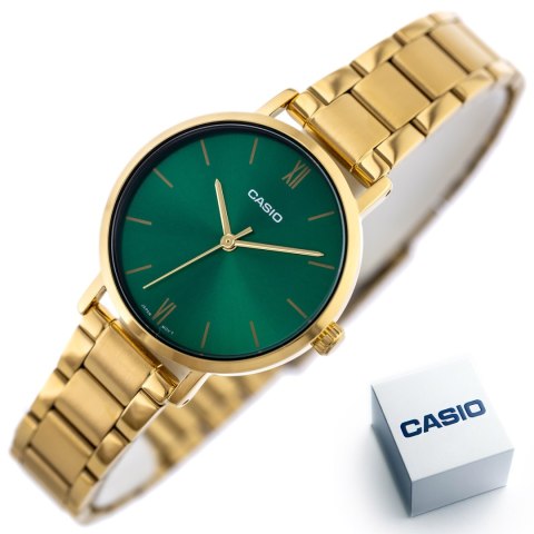 ZEGAREK DAMSKI CASIO LTP-VT02G-3A KLASYKA + BOX ZEGAREK DAMSKI CASIO LTP-VT02G-3A KLASYKA + BOX