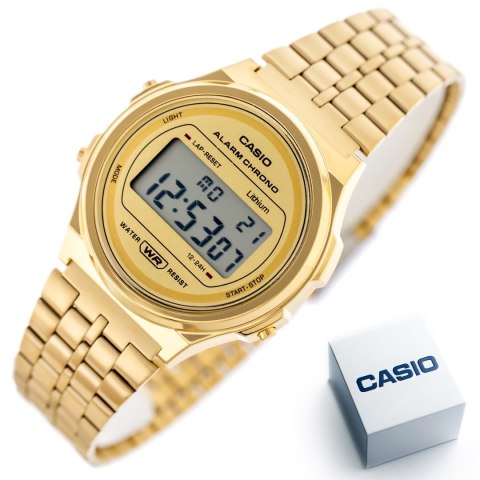 ZEGAREK DAMSKI CASIO Vintage Iconic A171WEG-9ADF + BOX ZEGAREK DAMSKI CASIO Vintage Iconic A171WEG-9ADF + BOX