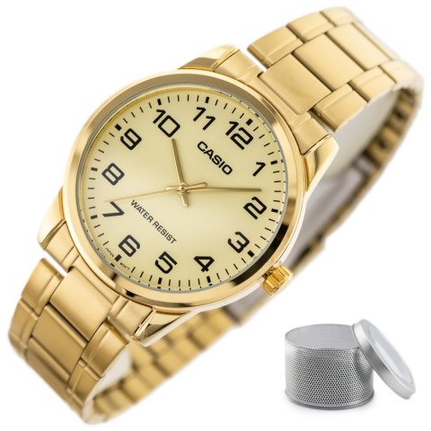 ZEGAREK MĘSKI CASIO MTP-V001G-9B + BOX ZEGAREK MĘSKI CASIO MTP-V001G-9B + BOX