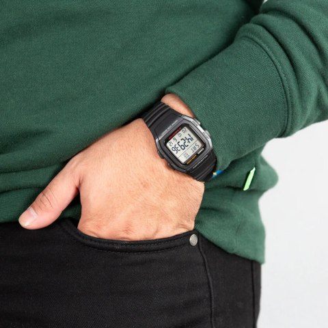 ZEGAREK MĘSKI CASIO W-96H-1B + BOX ZEGAREK MĘSKI CASIO W-96H-1B + BOX