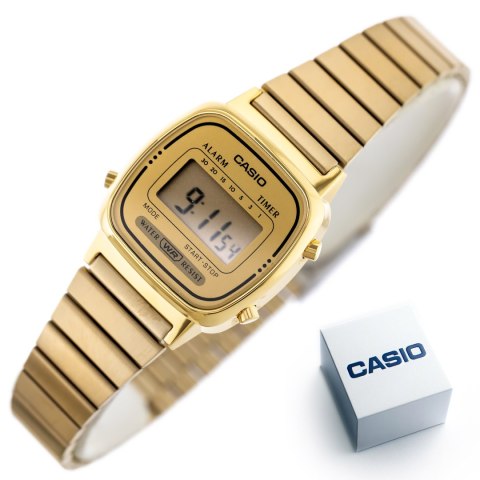 ZEGAREK DAMSKI CASIO VINTAGE LA-670WGA-9 (zd597d) + BOX ZEGAREK DAMSKI CASIO VINTAGE LA-670WGA-9 (zd597d) + BOX