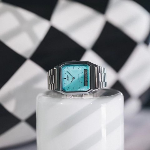 ZEGAREK DAMSKI CASIO Vintage Maxi AQ-230A-2A2MQYES + BOX ZEGAREK DAMSKI CASIO Vintage Maxi AQ-230A-2A2MQYES + BOX