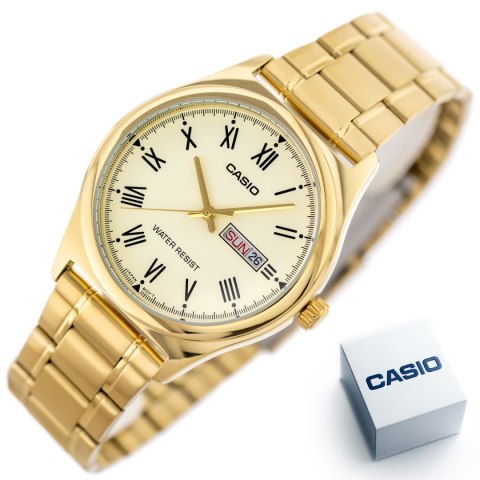 ZEGAREK MĘSKI CASIO MTP-V006G-9B + BOX ZEGAREK MĘSKI CASIO MTP-V006G-9B + BOX