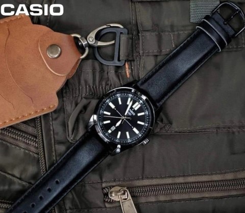 ZEGAREK MĘSKI CASIO MTP-VD02BL-1E + BOX ZEGAREK MĘSKI CASIO MTP-VD02BL-1E + BOX