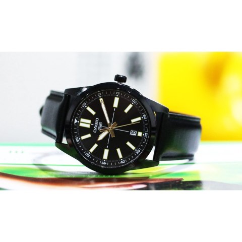 ZEGAREK MĘSKI CASIO MTP-VD02BL-1E + BOX ZEGAREK MĘSKI CASIO MTP-VD02BL-1E + BOX