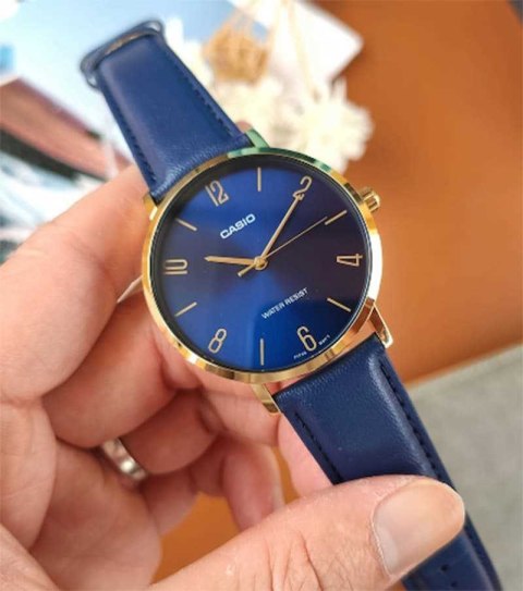 ZEGAREK MĘSKI CASIO MTP-VT01GL-2B2 + BOX ZEGAREK MĘSKI CASIO MTP-VT01GL-2B2 + BOX