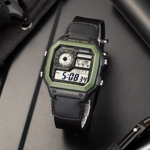 ZEGAREK MĘSKI CASIO Sports AE-1200WHB-1B + BOX (zd146d) ZEGAREK MĘSKI CASIO Sports AE-1200WHB-1B + BOX (zd146d)
