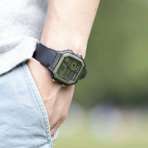 ZEGAREK MĘSKI CASIO Sports AE-1200WHB-1B + BOX (zd146d) ZEGAREK MĘSKI CASIO Sports AE-1200WHB-1B + BOX (zd146d)