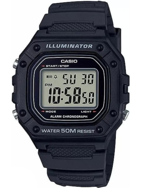 ZEGAREK MĘSKI CASIO W-218H-1A + BOX ZEGAREK MĘSKI CASIO W-218H-1A + BOX