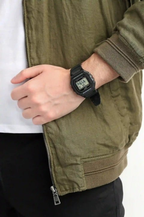 ZEGAREK MĘSKI CASIO W-218H-1A + BOX ZEGAREK MĘSKI CASIO W-218H-1A + BOX