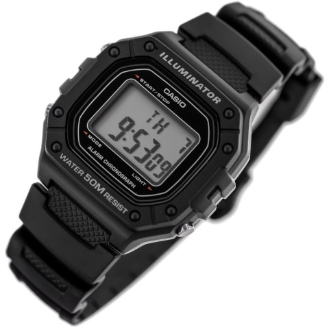 ZEGAREK MĘSKI CASIO W-218H-1A + BOX ZEGAREK MĘSKI CASIO W-218H-1A + BOX