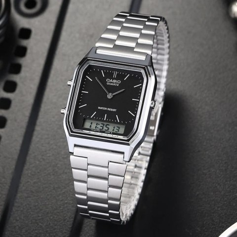 ZEGAREK UNISEX CASIO VINTAGE Youth AQ-230A-1DMQYES + BOX ZEGAREK UNISEX CASIO VINTAGE Youth AQ-230A-1DMQYES + BOX