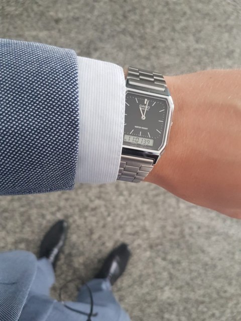 ZEGAREK UNISEX CASIO VINTAGE Youth AQ-230A-1DMQYES + BOX ZEGAREK UNISEX CASIO VINTAGE Youth AQ-230A-1DMQYES + BOX