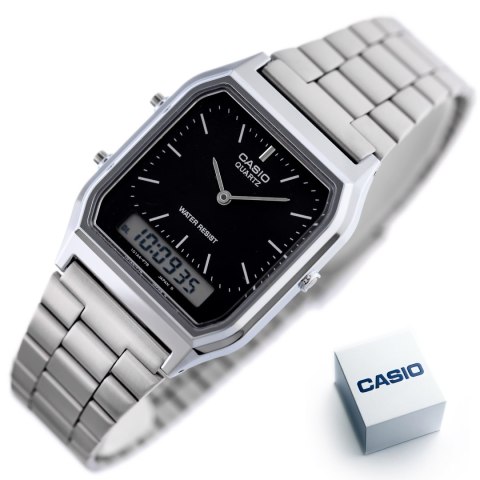 ZEGAREK UNISEX CASIO VINTAGE Youth AQ-230A-1DMQYES + BOX ZEGAREK UNISEX CASIO VINTAGE Youth AQ-230A-1DMQYES + BOX